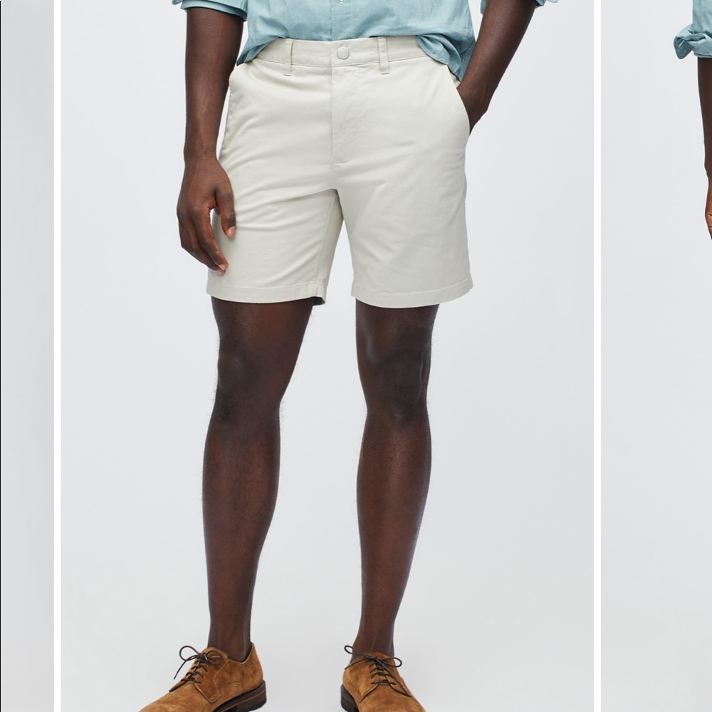 Bonobos men’s stretch washed chino khaki shorts 7”